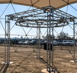Estructura circular de truss para tornamesa giratoria